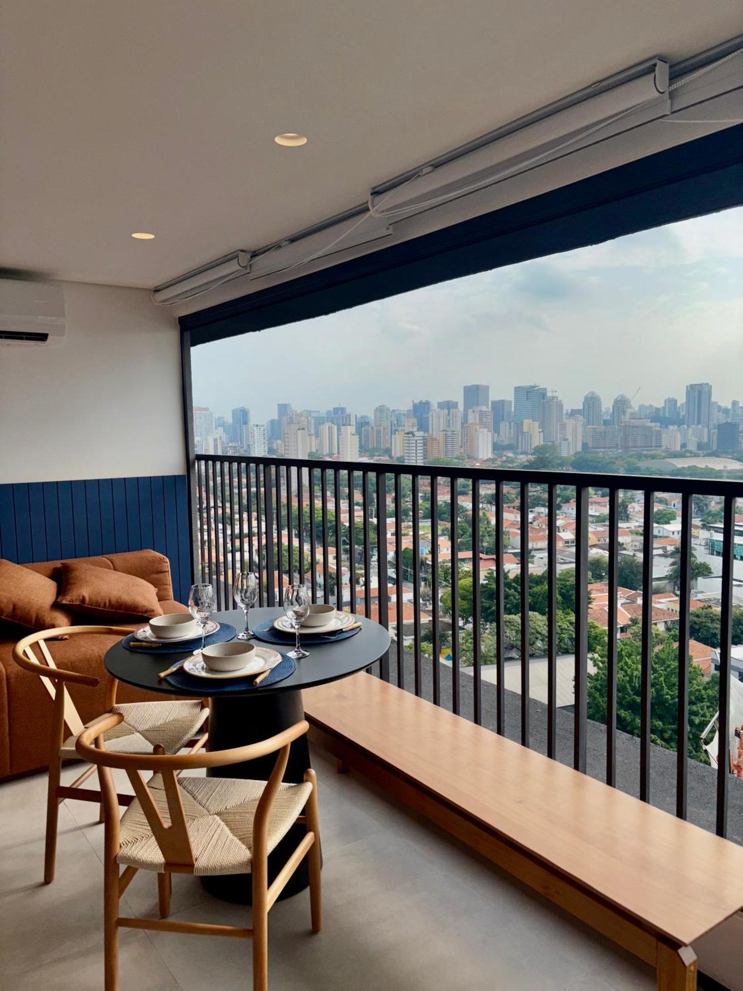 Apartamento Com Estacao De Trabalho E Vista Proximo A Faria Lima E Congonhas São Paulo Eksteriør billede